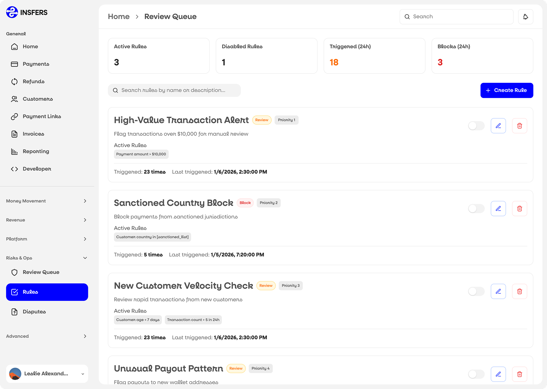 Insfers dashboard at scale